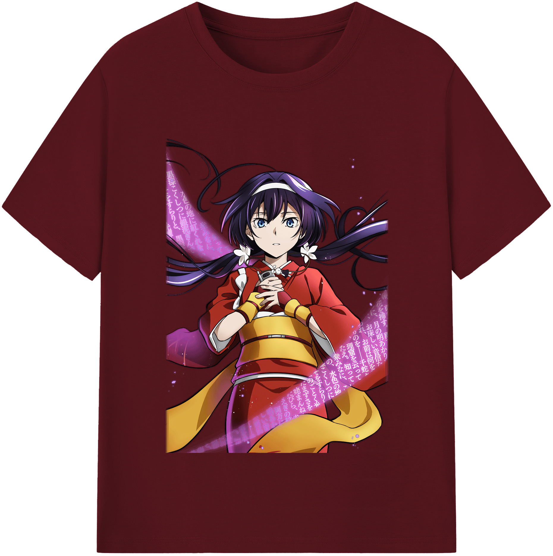 （画像用） 文豪ストレイドッグス Bungo Stray Dogs 綿100％半袖Tシャツ（フロントプリント）